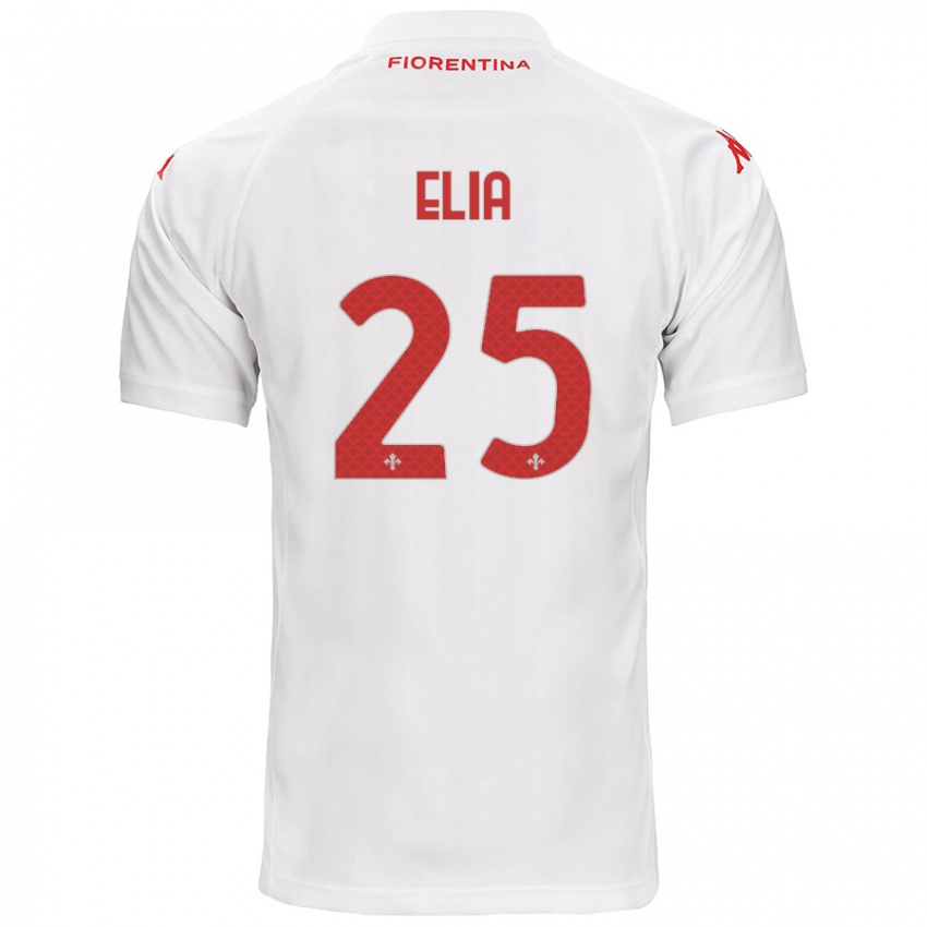 Niño Camiseta Mirko Elia #25 Blanco 2ª Equipación 2024/25 La Camisa