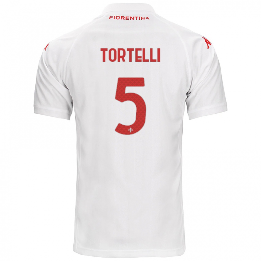 Niño Camiseta Alice Tortelli #5 Blanco 2ª Equipación 2024/25 La Camisa