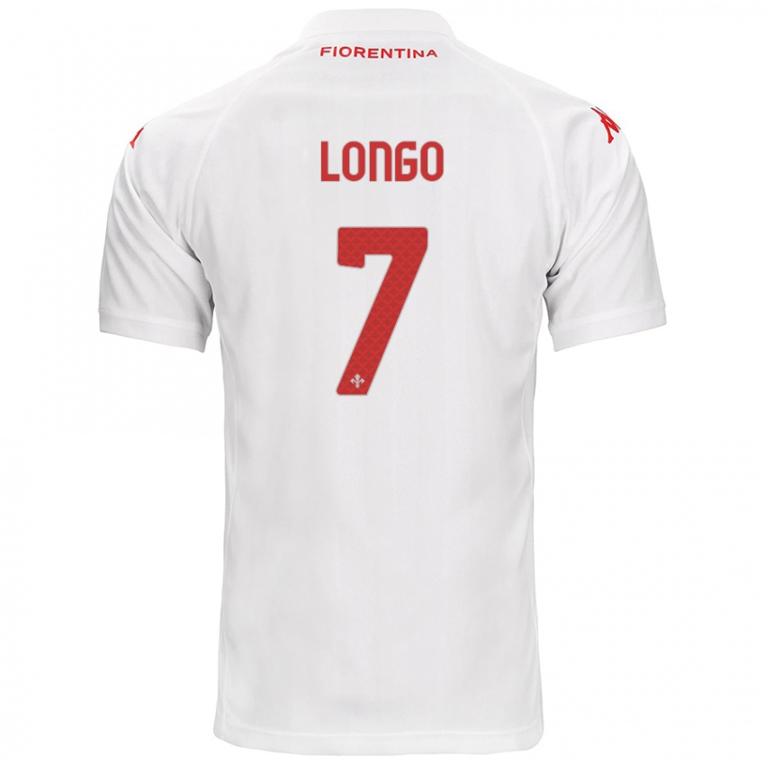 Niño Camiseta Miriam Longo #7 Blanco 2ª Equipación 2024/25 La Camisa