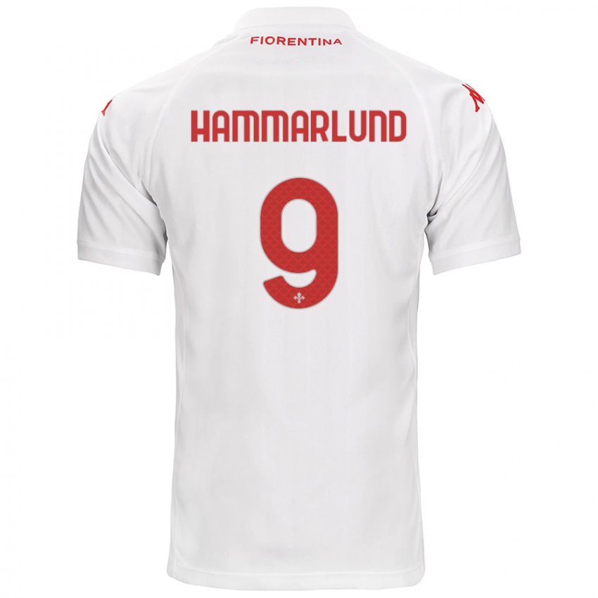 Niño Camiseta Pauline Hammarlund #9 Blanco 2ª Equipación 2024/25 La Camisa