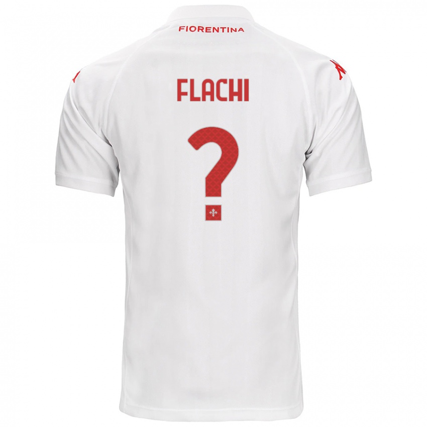 Niño Camiseta Tommaso Flachi #0 Blanco 2ª Equipación 2024/25 La Camisa