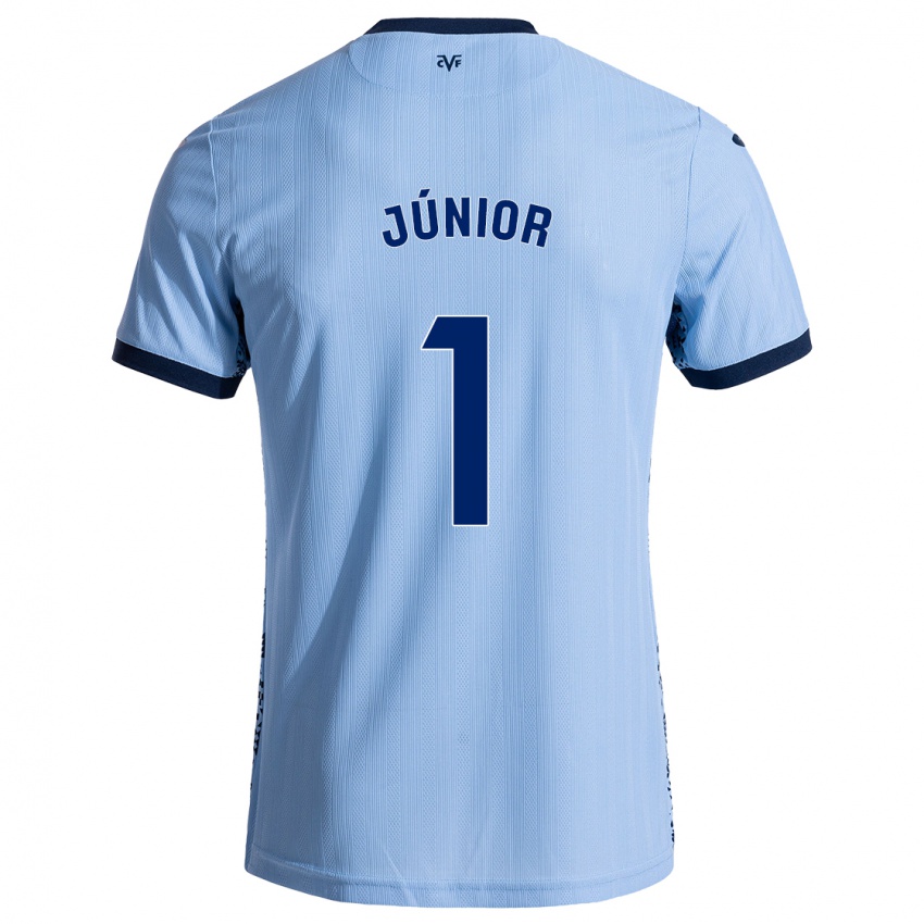 Niño Camiseta Luiz Júnior #1 Azul Cielo 2ª Equipación 2024/25 La Camisa