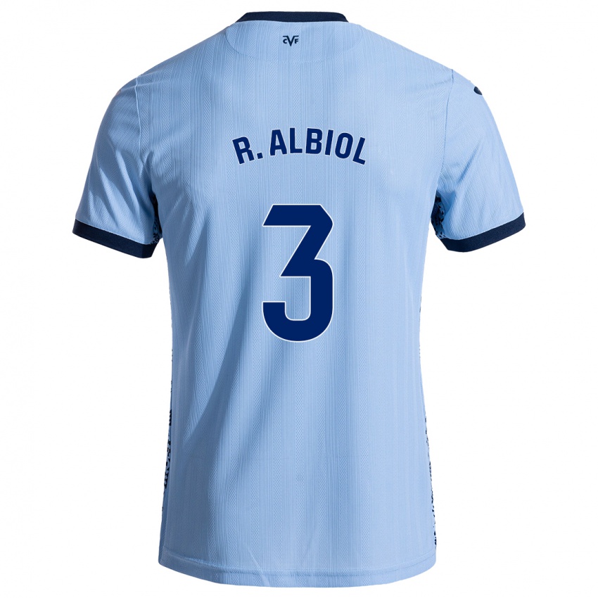 Niño Camiseta Raúl Albiol #3 Azul Cielo 2ª Equipación 2024/25 La Camisa