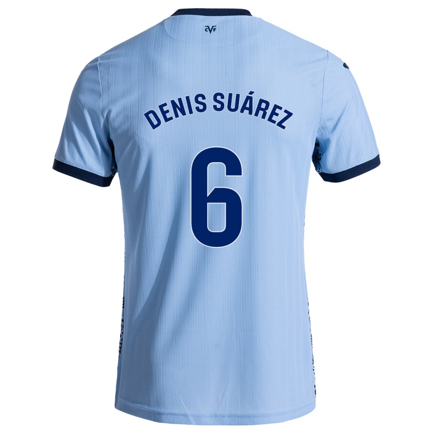 Niño Camiseta Denis Suárez #6 Azul Cielo 2ª Equipación 2024/25 La Camisa