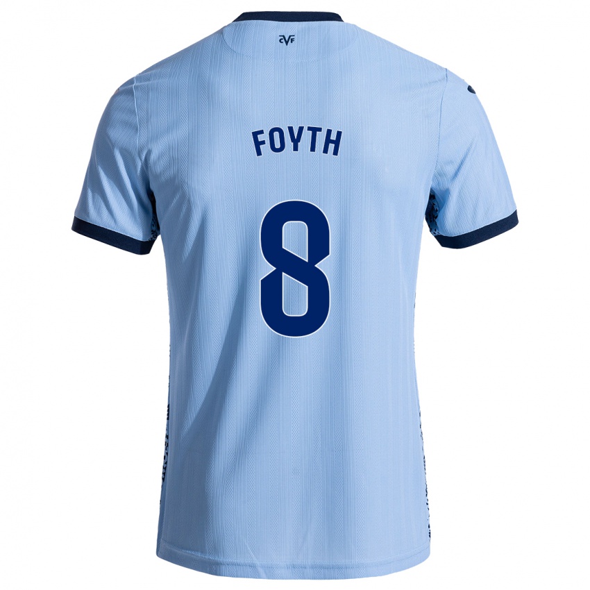 Niño Camiseta Juan Foyth #8 Azul Cielo 2ª Equipación 2024/25 La Camisa