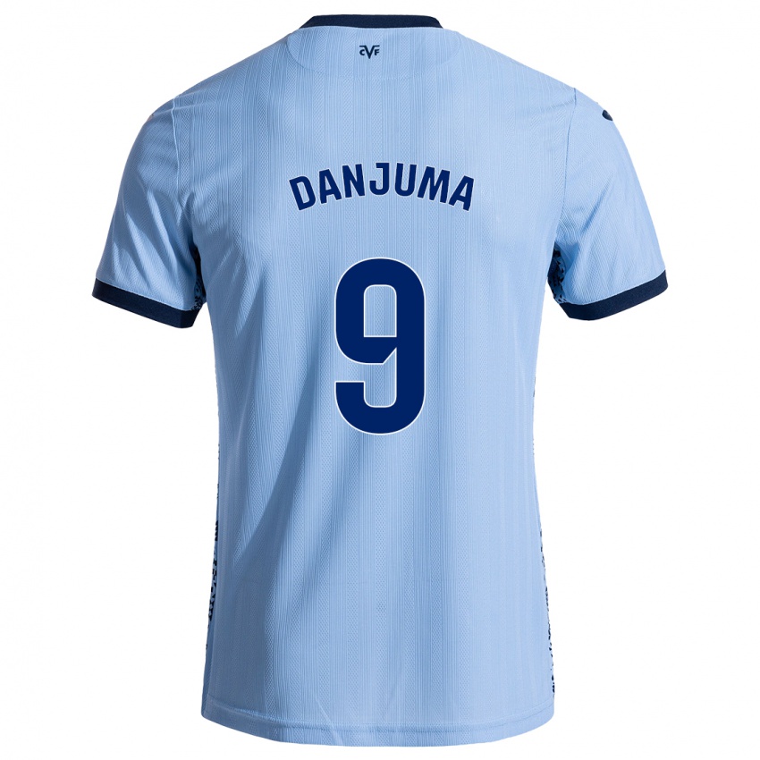 Niño Camiseta Arnaut Danjuma #9 Azul Cielo 2ª Equipación 2024/25 La Camisa