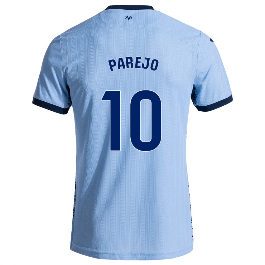 Niño Camiseta Dani Parejo #10 Azul Cielo 2ª Equipación 2024/25 La Camisa