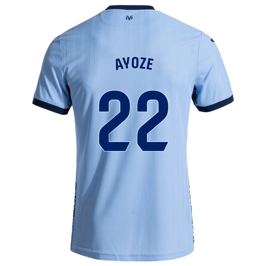 Niño Camiseta Ayoze Pérez #22 Azul Cielo 2ª Equipación 2024/25 La Camisa