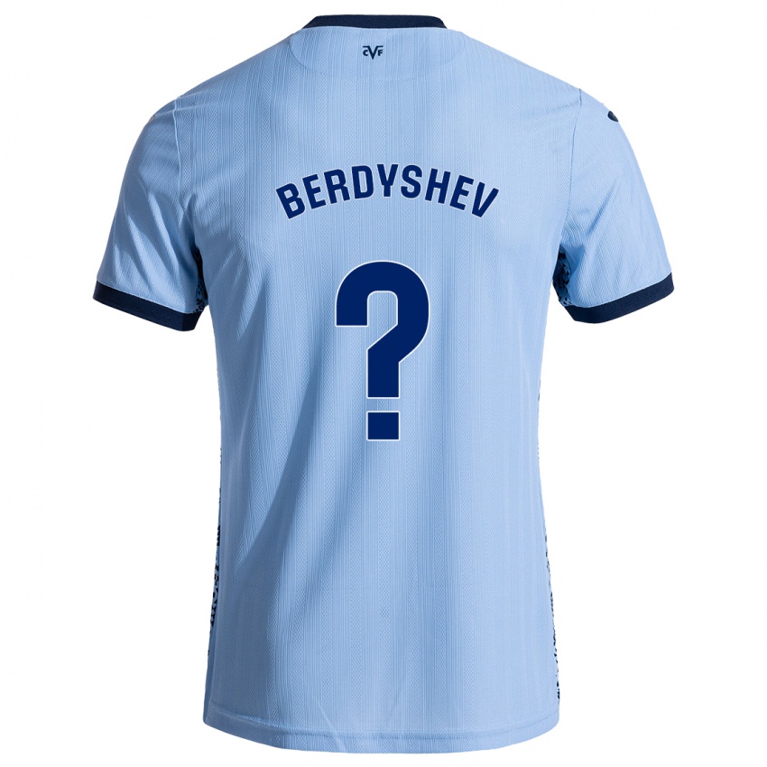 Niño Camiseta Tikhon Berdyshev #0 Azul Cielo 2ª Equipación 2024/25 La Camisa