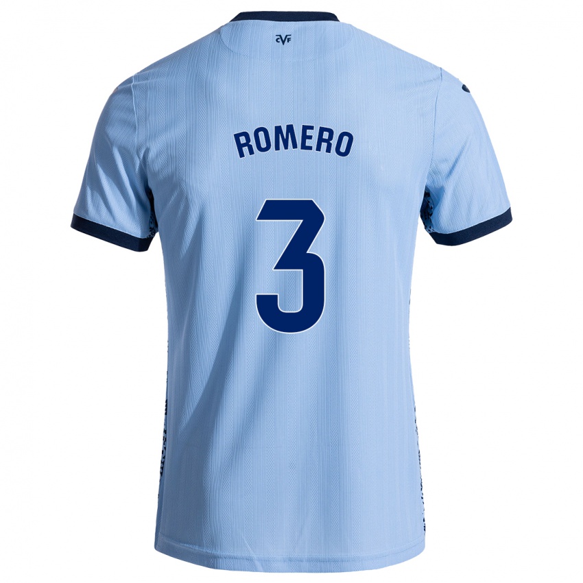 Niño Camiseta Cristo Romero #3 Azul Cielo 2ª Equipación 2024/25 La Camisa