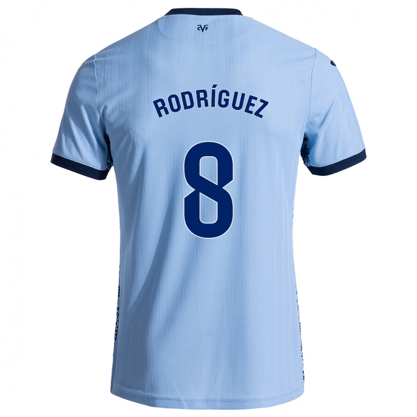 Niño Camiseta Unai Rodríguez #8 Azul Cielo 2ª Equipación 2024/25 La Camisa