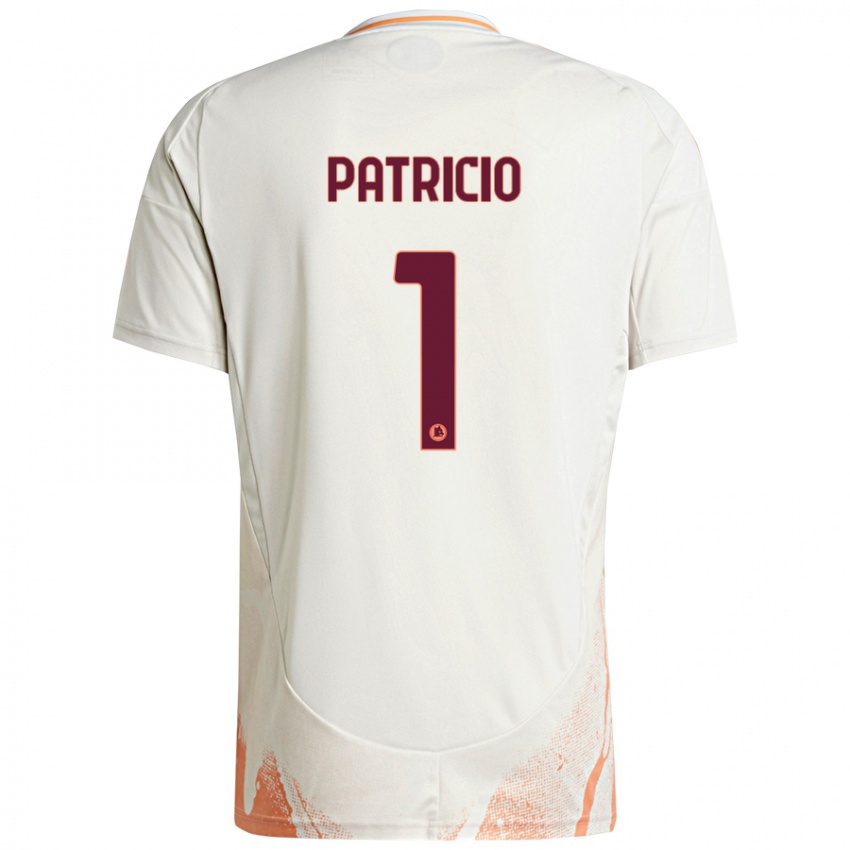 Niño Camiseta Rui Patricio #1 Crema Blanco Naranja 2ª Equipación 2024/25 La Camisa