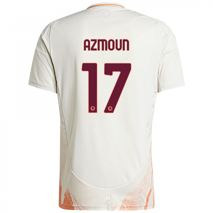 Niño Camiseta Sardar Azmoun #17 Crema Blanco Naranja 2ª Equipación 2024/25 La Camisa