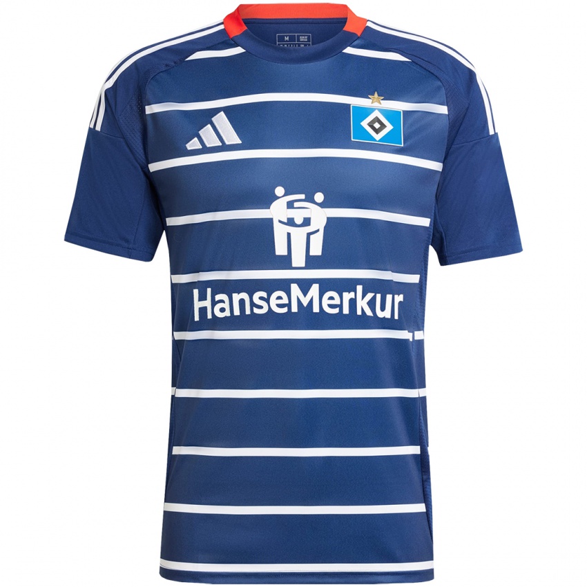 Niño Camiseta Daniel Heuer Fernandes #1 Azul Oscuro 2ª Equipación 2024/25 La Camisa