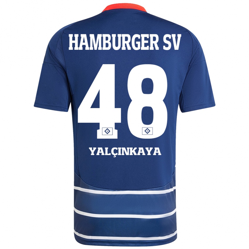 Niño Camiseta Bilal Yalcinkaya #48 Azul Oscuro 2ª Equipación 2024/25 La Camisa