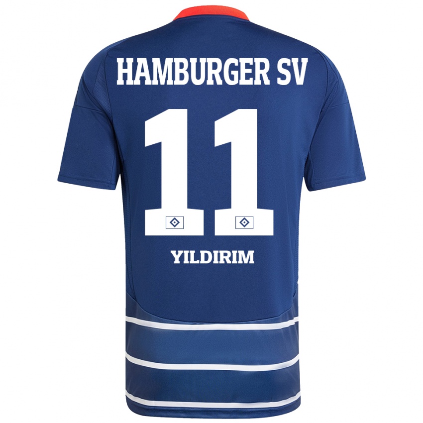 Niño Camiseta Mehmet Yildirim #11 Azul Oscuro 2ª Equipación 2024/25 La Camisa