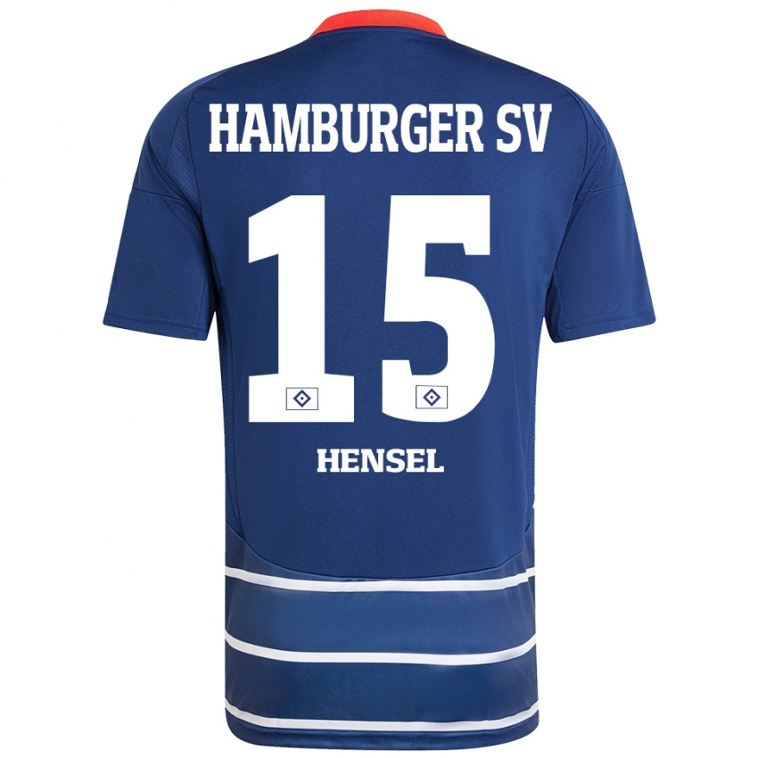 Niño Camiseta Janoah Hensel #15 Azul Oscuro 2ª Equipación 2024/25 La Camisa