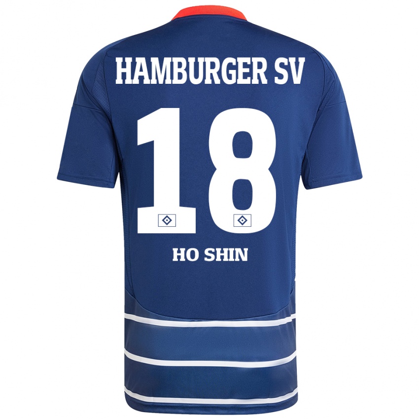 Niño Camiseta Jae Ho Shin #18 Azul Oscuro 2ª Equipación 2024/25 La Camisa