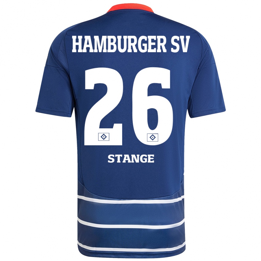 Niño Camiseta Otto Stange #26 Azul Oscuro 2ª Equipación 2024/25 La Camisa