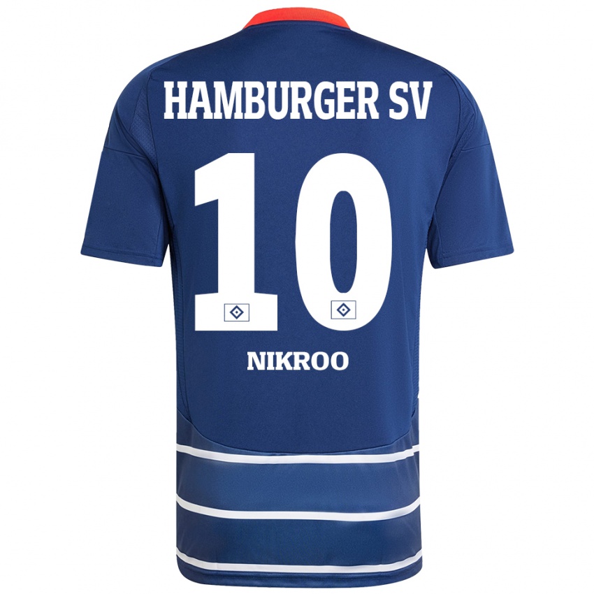 Niño Camiseta Sepehr Nikroo #10 Azul Oscuro 2ª Equipación 2024/25 La Camisa