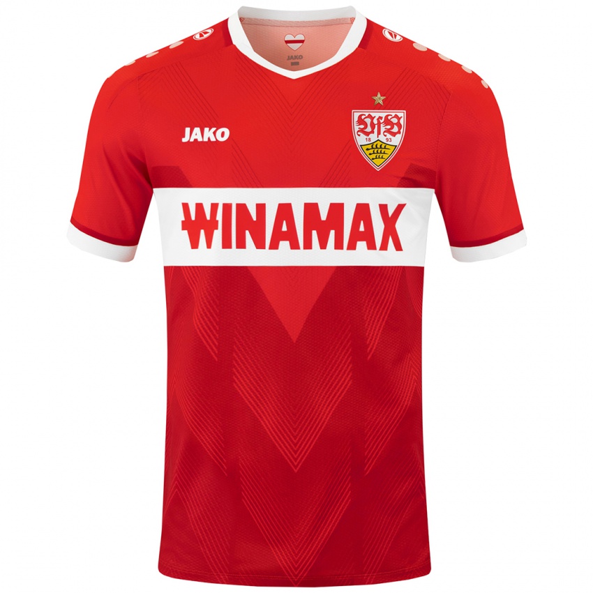 Niño Camiseta Dimitrios Mitakidis #0 Rojo Blanco 2ª Equipación 2024/25 La Camisa