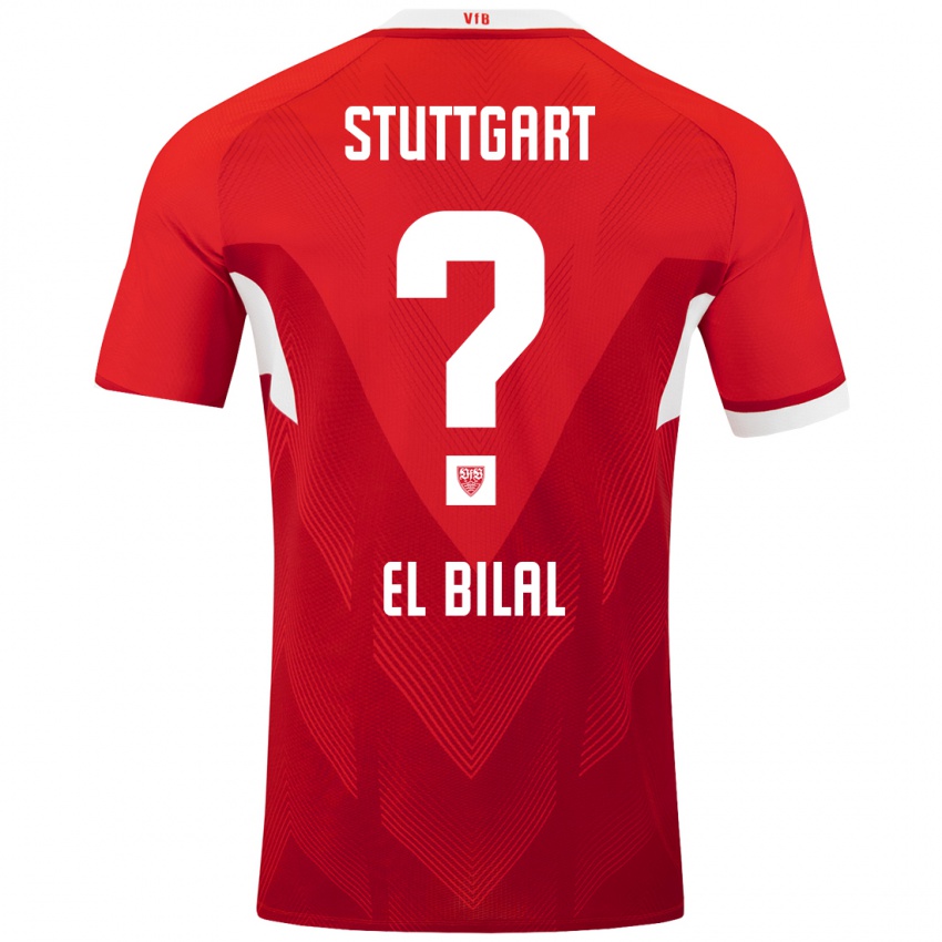 Niño Camiseta El Bilal Touré #0 Rojo Blanco 2ª Equipación 2024/25 La Camisa