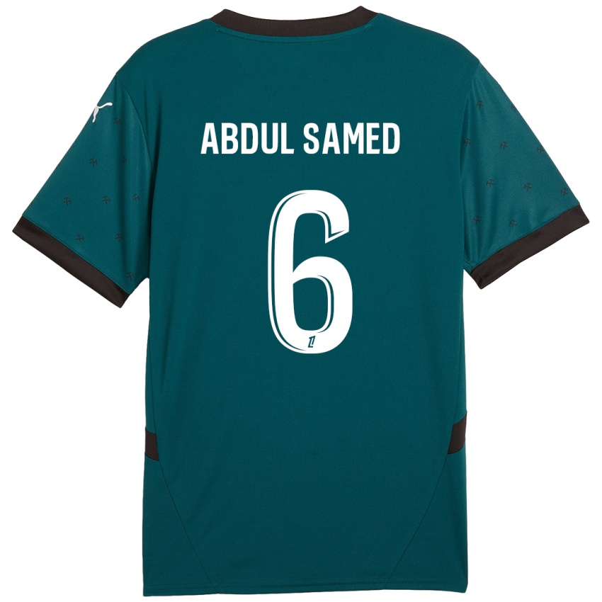 Niño Camiseta Salis Abdul Samed #6 Verde Oscuro 2ª Equipación 2024/25 La Camisa