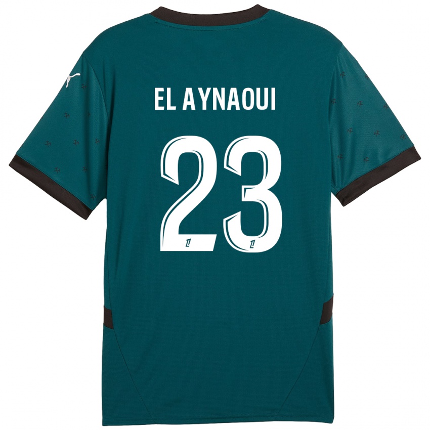 Niño Camiseta Neil El Aynaoui #23 Verde Oscuro 2ª Equipación 2024/25 La Camisa