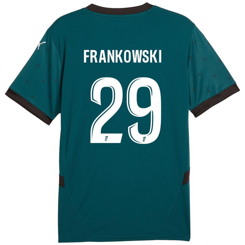 Niño Camiseta Przemyslaw Frankowski #29 Verde Oscuro 2ª Equipación 2024/25 La Camisa