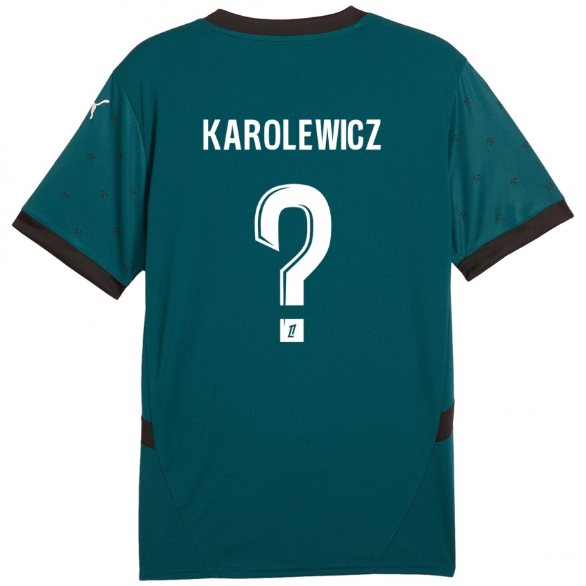 Niño Camiseta Roman Karolewicz #0 Verde Oscuro 2ª Equipación 2024/25 La Camisa