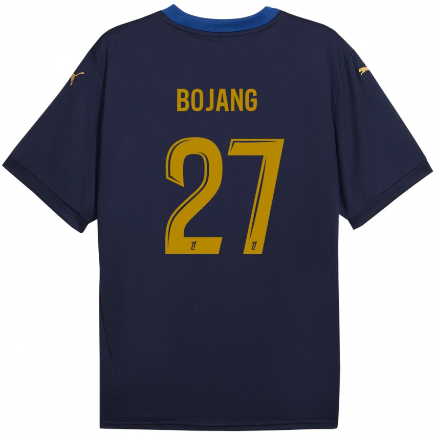 Niño Camiseta Adama Bojang #27 Azul Marino Dorado 2ª Equipación 2024/25 La Camisa