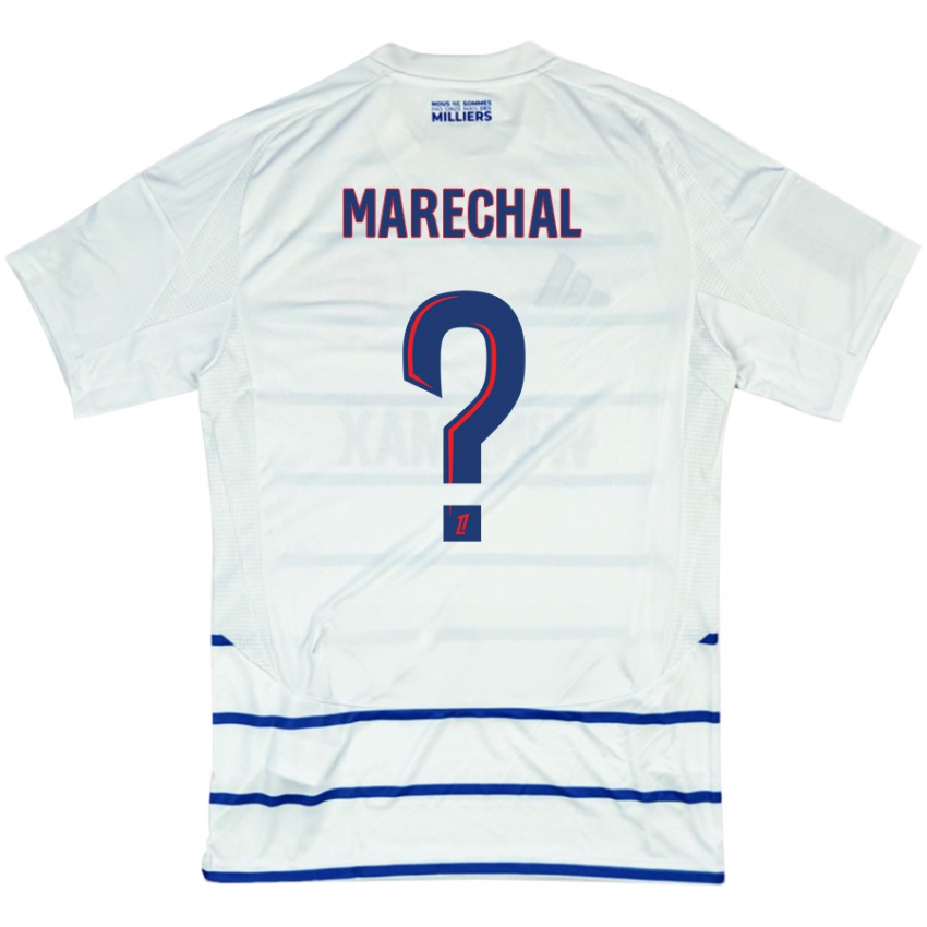 Niño Camiseta Max Marechal #0 Blanco Azul 2ª Equipación 2024/25 La Camisa