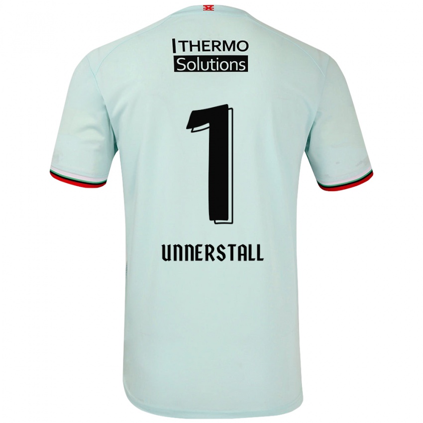 Niño Camiseta Lars Unnerstall #1 Verde Claro 2ª Equipación 2024/25 La Camisa