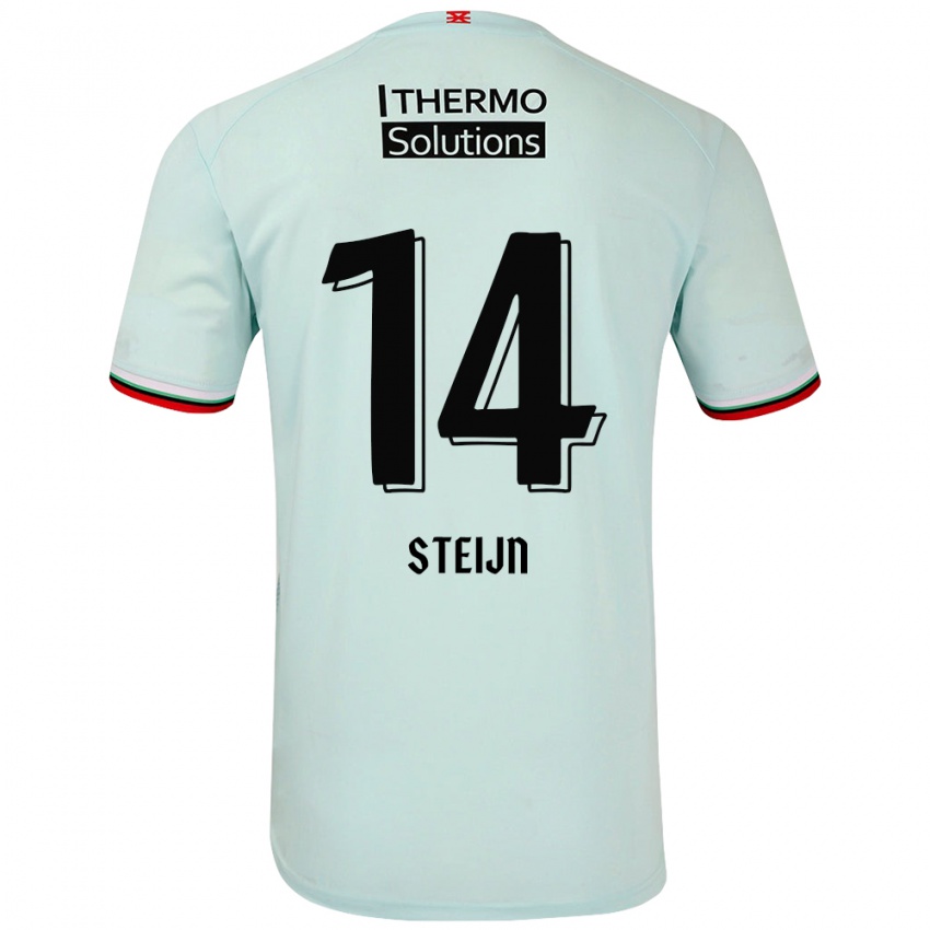 Niño Camiseta Sem Steijn #14 Verde Claro 2ª Equipación 2024/25 La Camisa