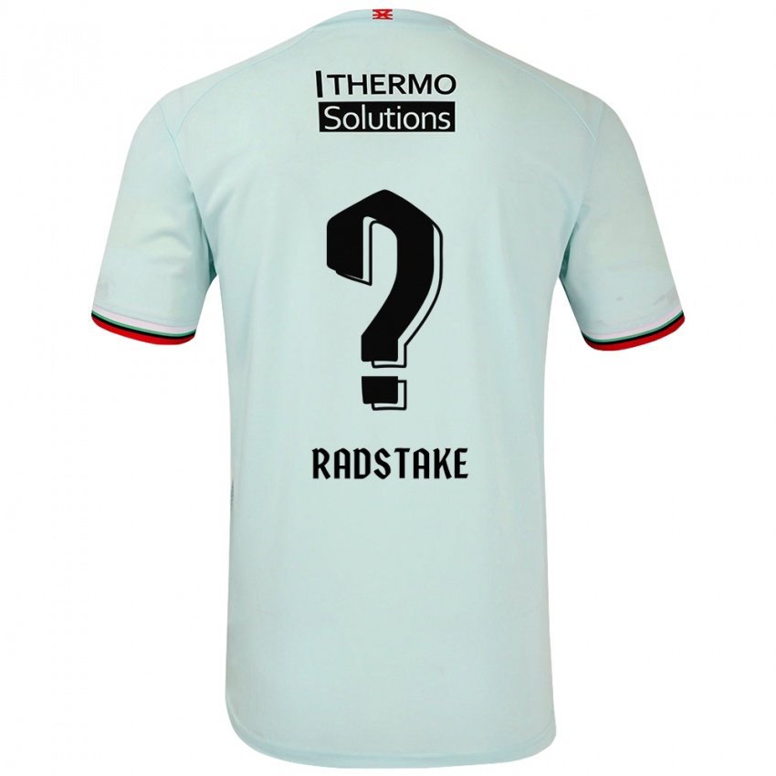 Niño Camiseta Ruben Radstake #0 Verde Claro 2ª Equipación 2024/25 La Camisa