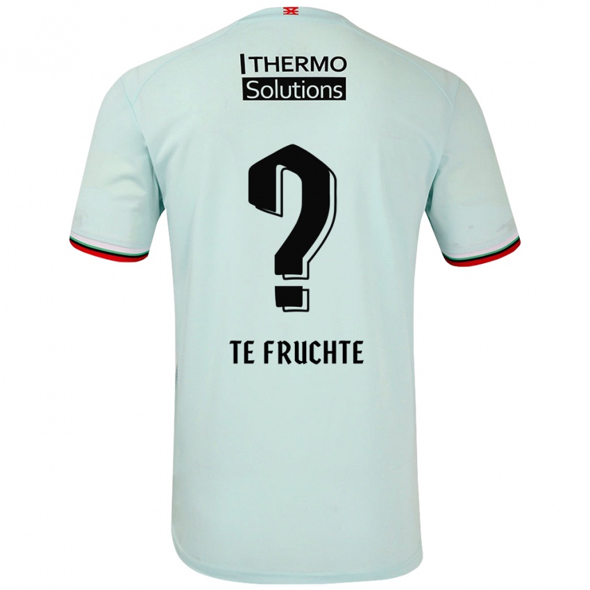 Niño Camiseta Jonah Te Fruchte #0 Verde Claro 2ª Equipación 2024/25 La Camisa