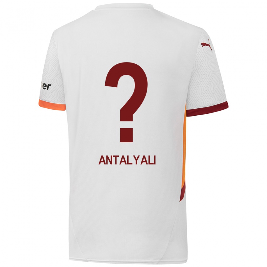 Niño Camiseta Taylan Antalyalı #0 Blanco Amarillo Rojo 2ª Equipación 2024/25 La Camisa