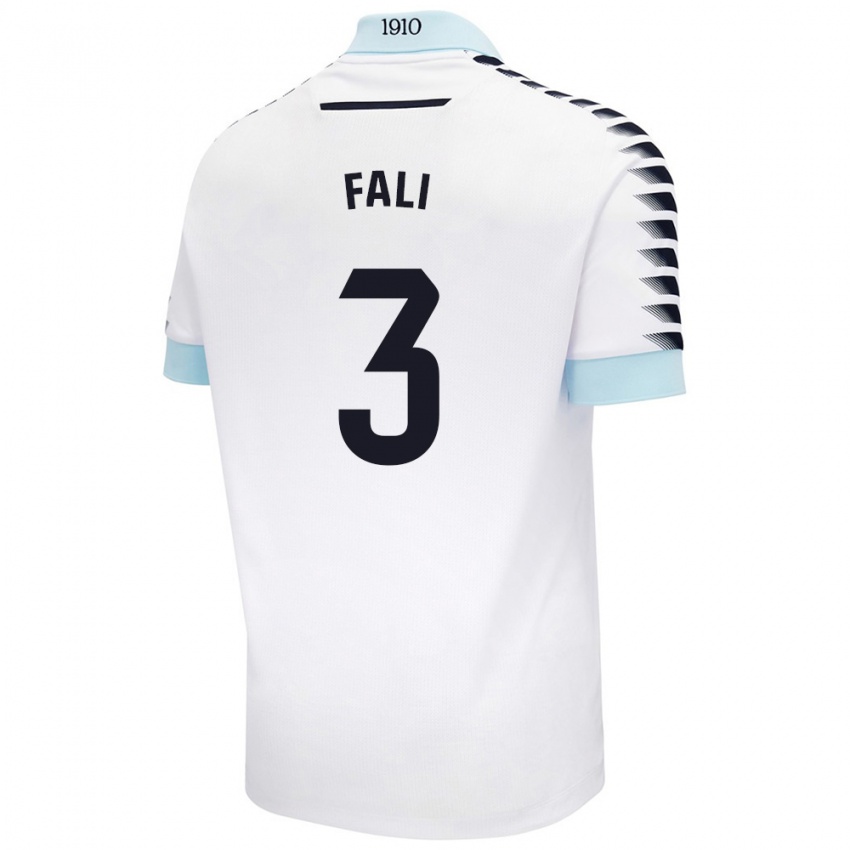 Niño Camiseta Fali #3 Blanco Azul 2ª Equipación 2024/25 La Camisa