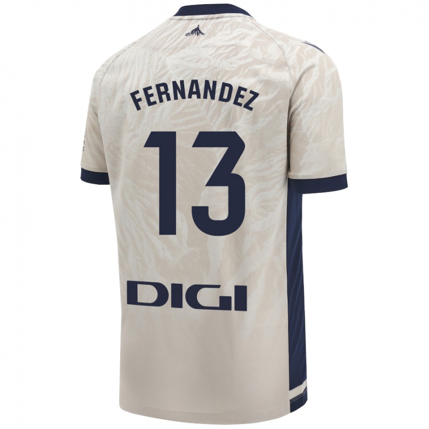 Niño Camiseta Aitor Fernández #13 Gris Claro 2ª Equipación 2024/25 La Camisa