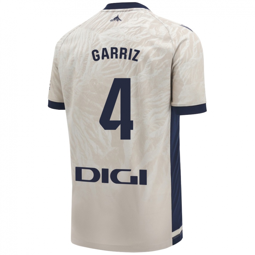 Niño Camiseta Ibaider Garriz #4 Gris Claro 2ª Equipación 2024/25 La Camisa