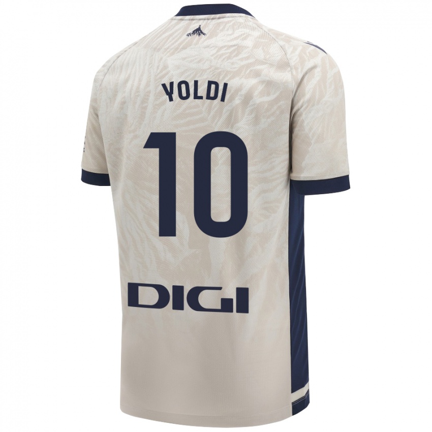 Niño Camiseta Ander Yoldi #10 Gris Claro 2ª Equipación 2024/25 La Camisa