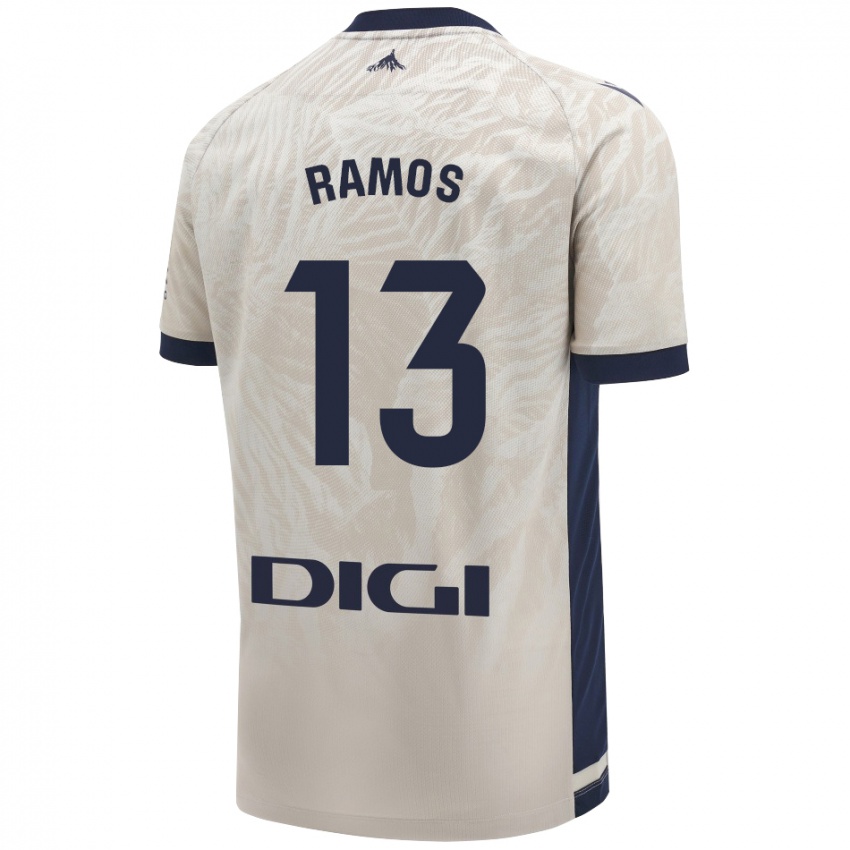 Niño Camiseta Darío Ramos #13 Gris Claro 2ª Equipación 2024/25 La Camisa