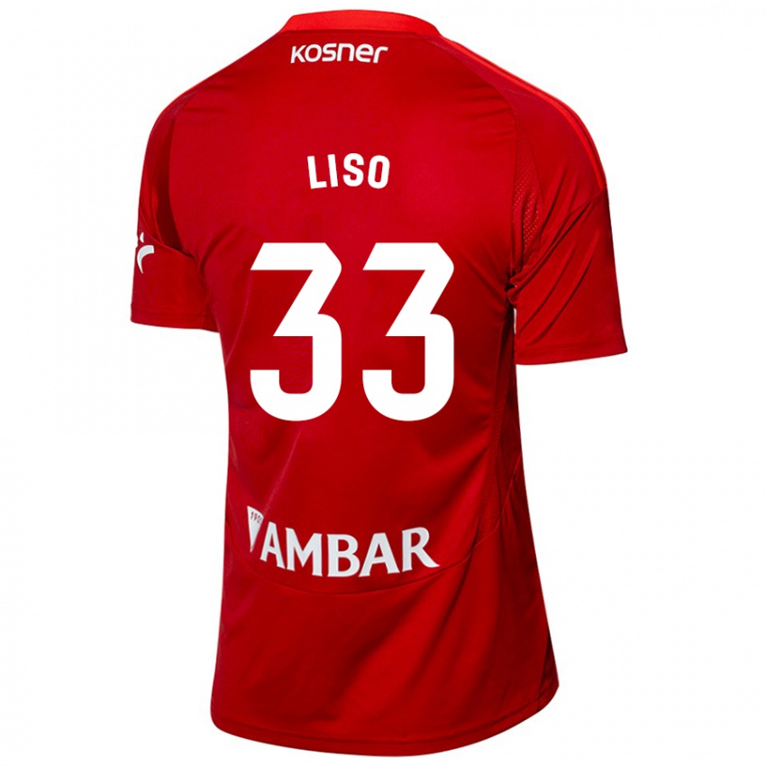 Niño Camiseta Adrián Liso #33 Blanco Azul 2ª Equipación 2024/25 La Camisa