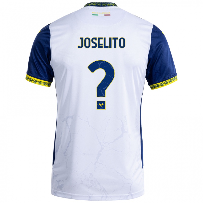 Niño Camiseta Joselito #0 Blanco Azul 2ª Equipación 2024/25 La Camisa