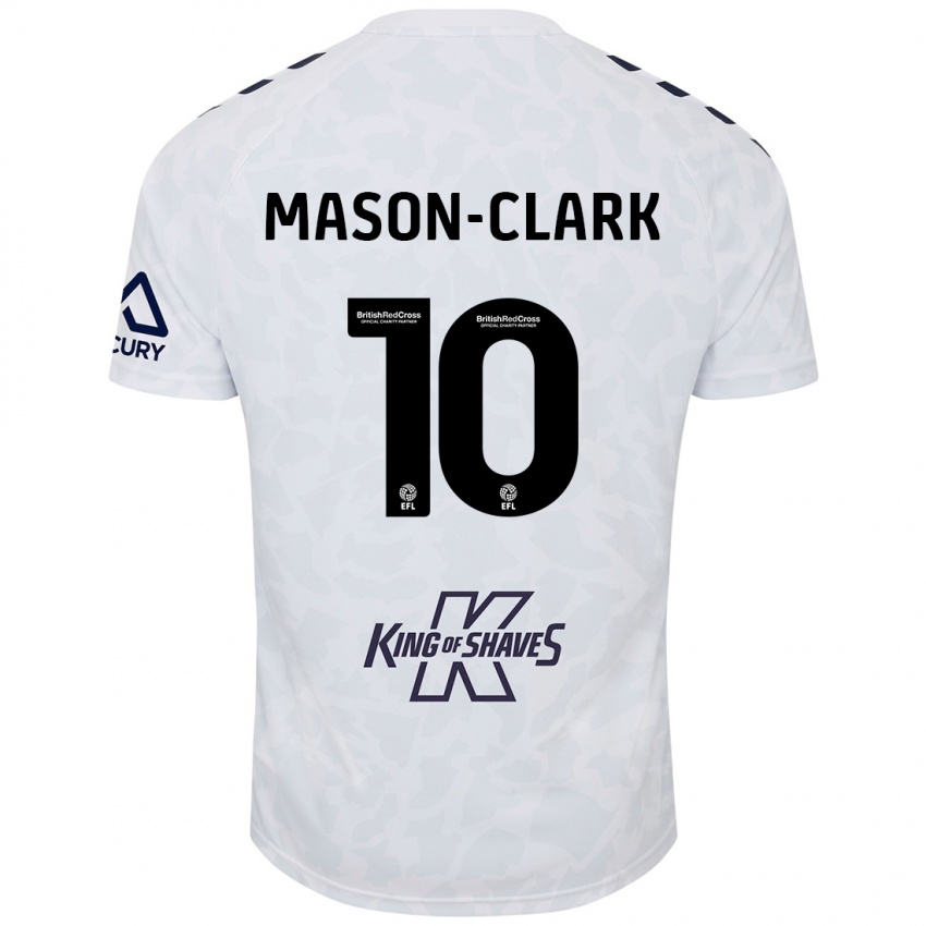 Niño Camiseta Ephron Mason-Clark #10 Blanco 2ª Equipación 2024/25 La Camisa