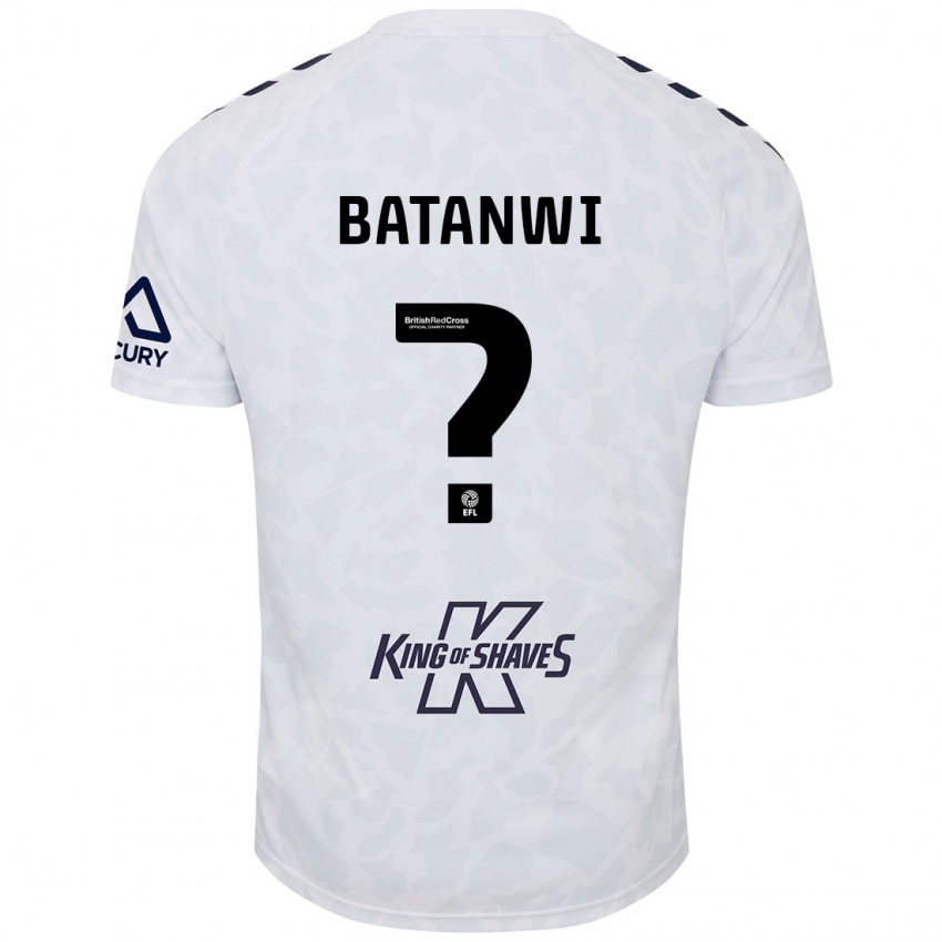 Niño Camiseta Tristen Batanwi #0 Blanco 2ª Equipación 2024/25 La Camisa