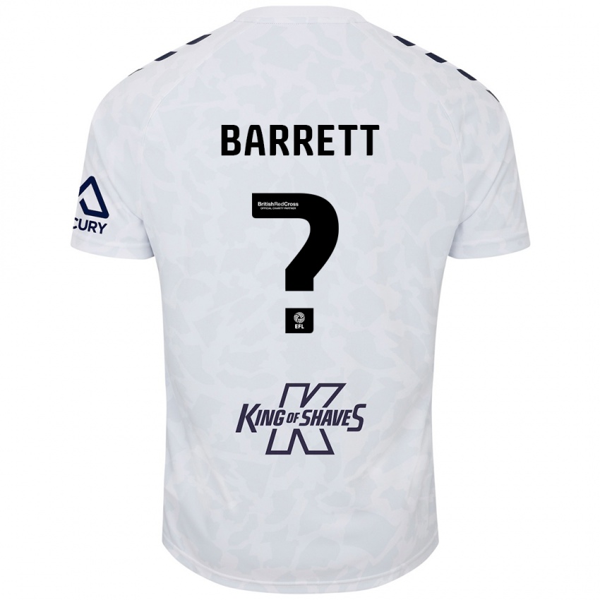 Niño Camiseta Marlow Barrett #0 Blanco 2ª Equipación 2024/25 La Camisa