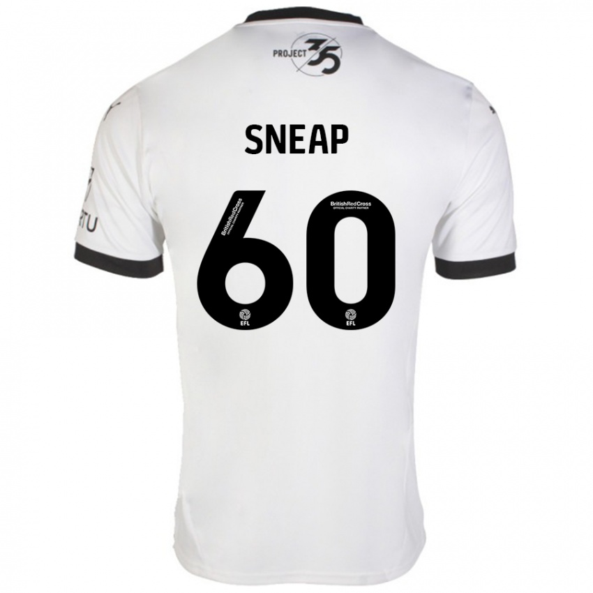 Niño Camiseta Harley Sneap #60 Blanco Negro 2ª Equipación 2024/25 La Camisa