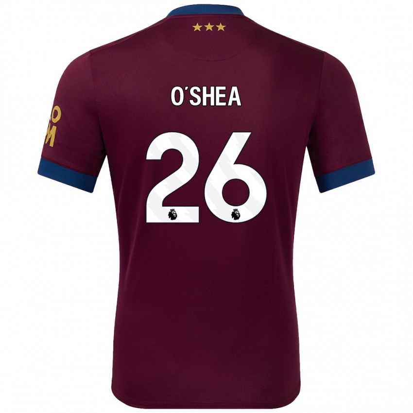 Niño Camiseta Dara O'shea #26 Marrón 2ª Equipación 2024/25 La Camisa