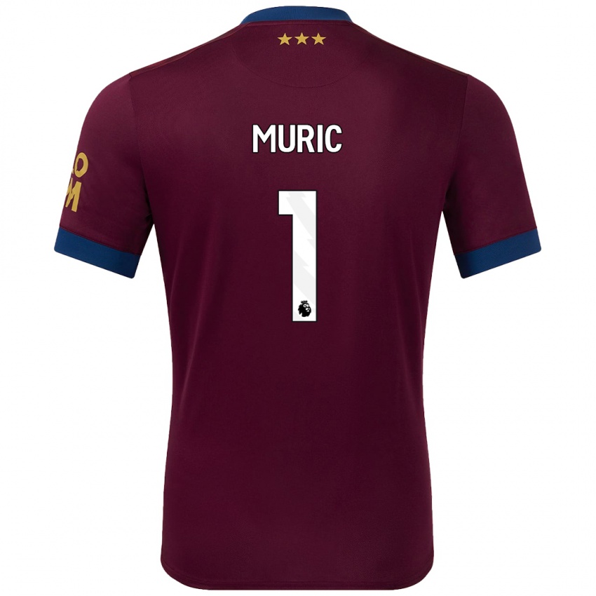 Niño Camiseta Arijanet Muric #1 Marrón 2ª Equipación 2024/25 La Camisa